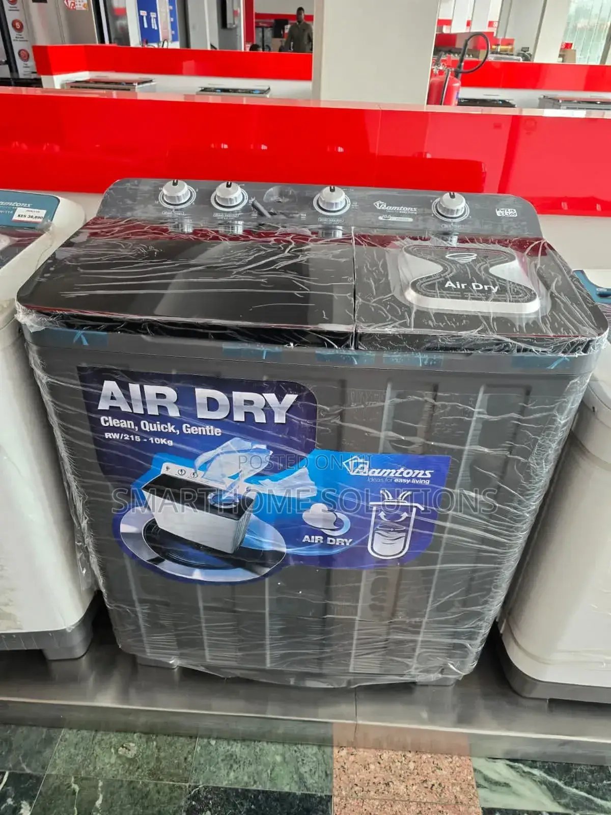 Ramtons 10kgs Top Load Twin Tub Washing Machine