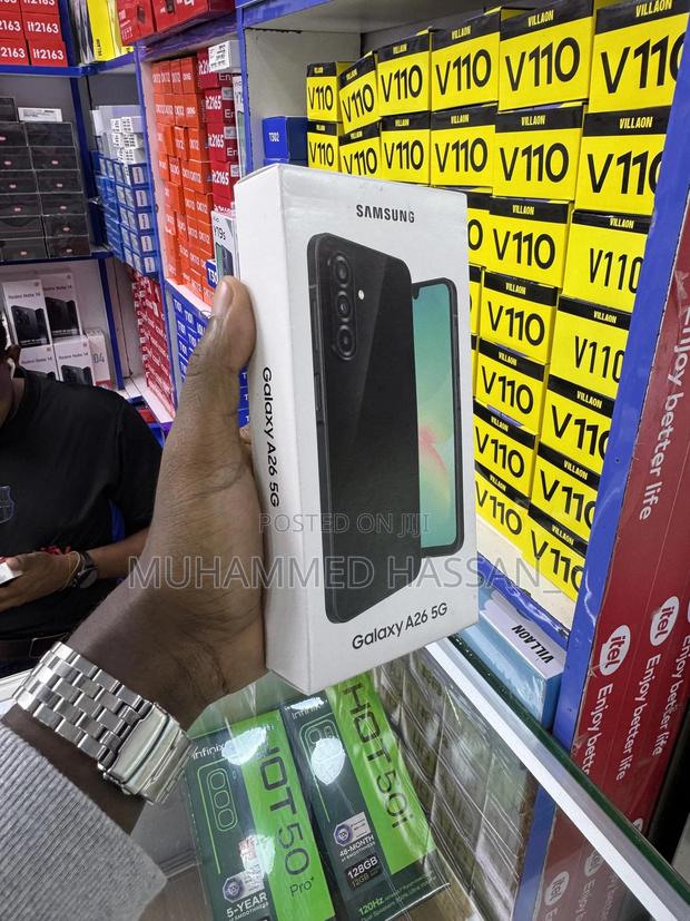 New Samsung Galaxy A26 128 GB Black - thumbnail 3