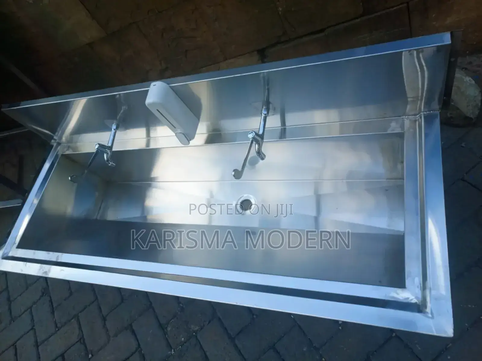 Scrub Sink With Two Taps Available