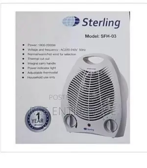 Thermal Cut Off Sterling Fan Heater