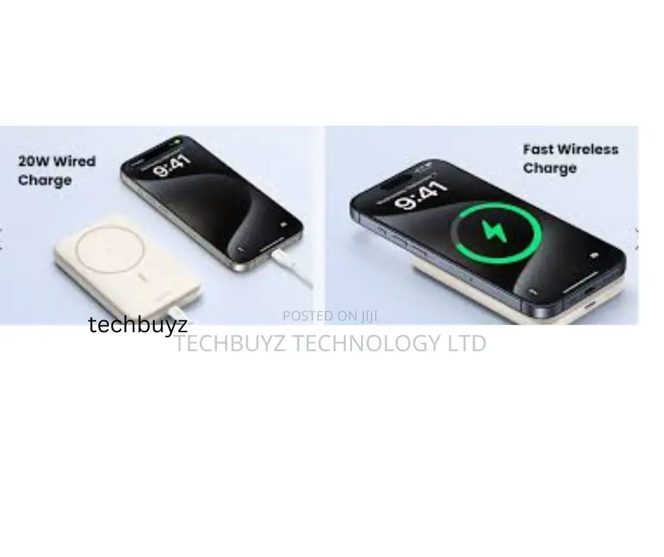 10000mah Ugreen Magnetic Wireless Power Bank Beige - Pb561