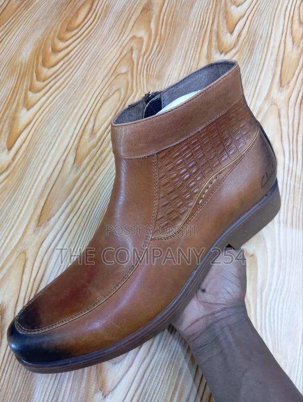 Genuine Leather Clarks Timberland Billionaire Boots Size 44 - thumbnail 4