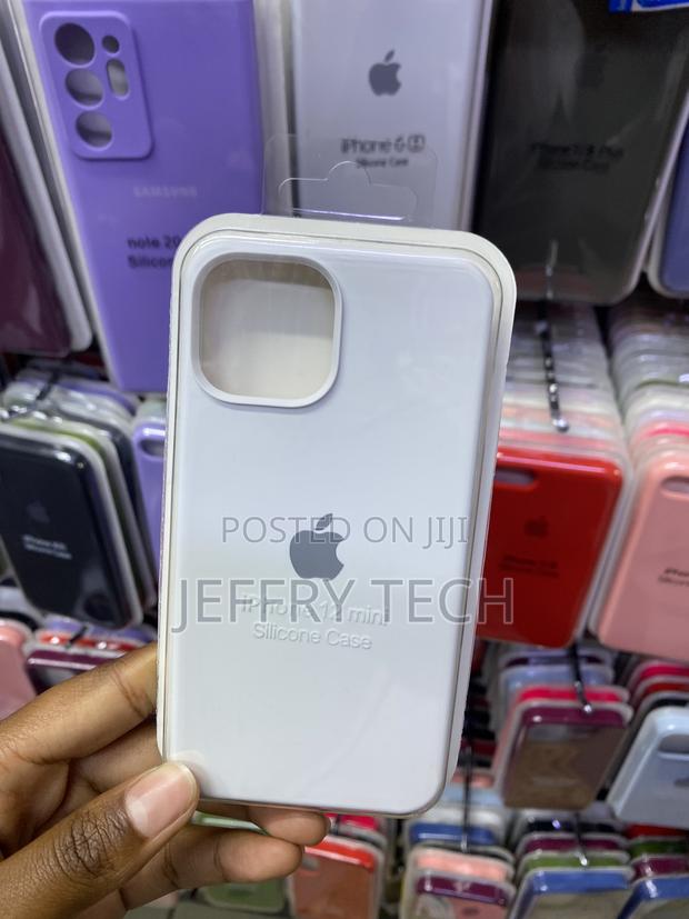 Domaver for iPhone 12 Mini Liquid Silicone Soft Case -Blue - main view