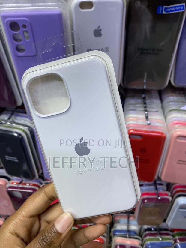 Domaver for iPhone 12 Mini Liquid Silicone Soft Case -Blue - thumbnail 3