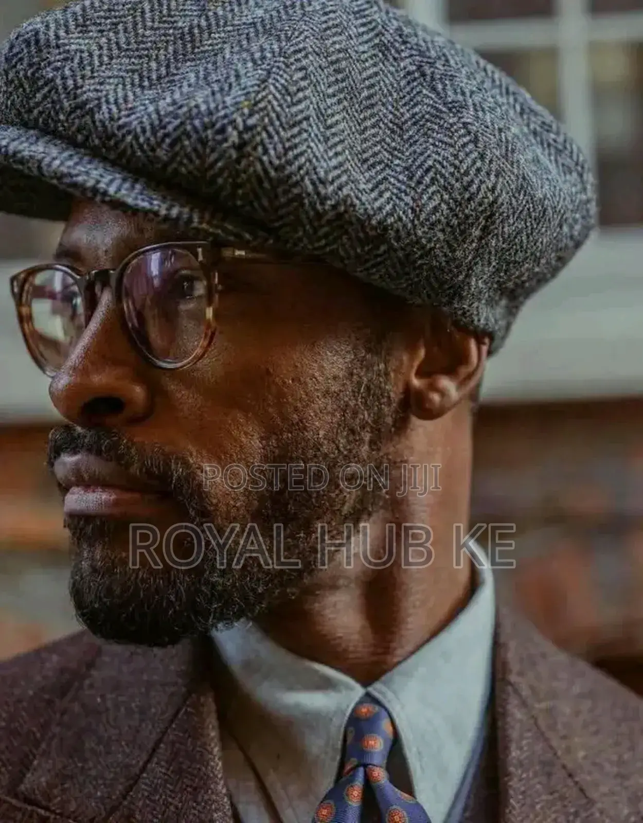 Tweed Men Caps