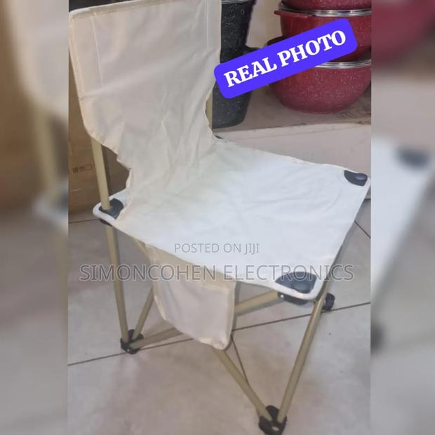 Foldable Metallic Frame Water Proof Canvas Camping Chair - thumbnail 3