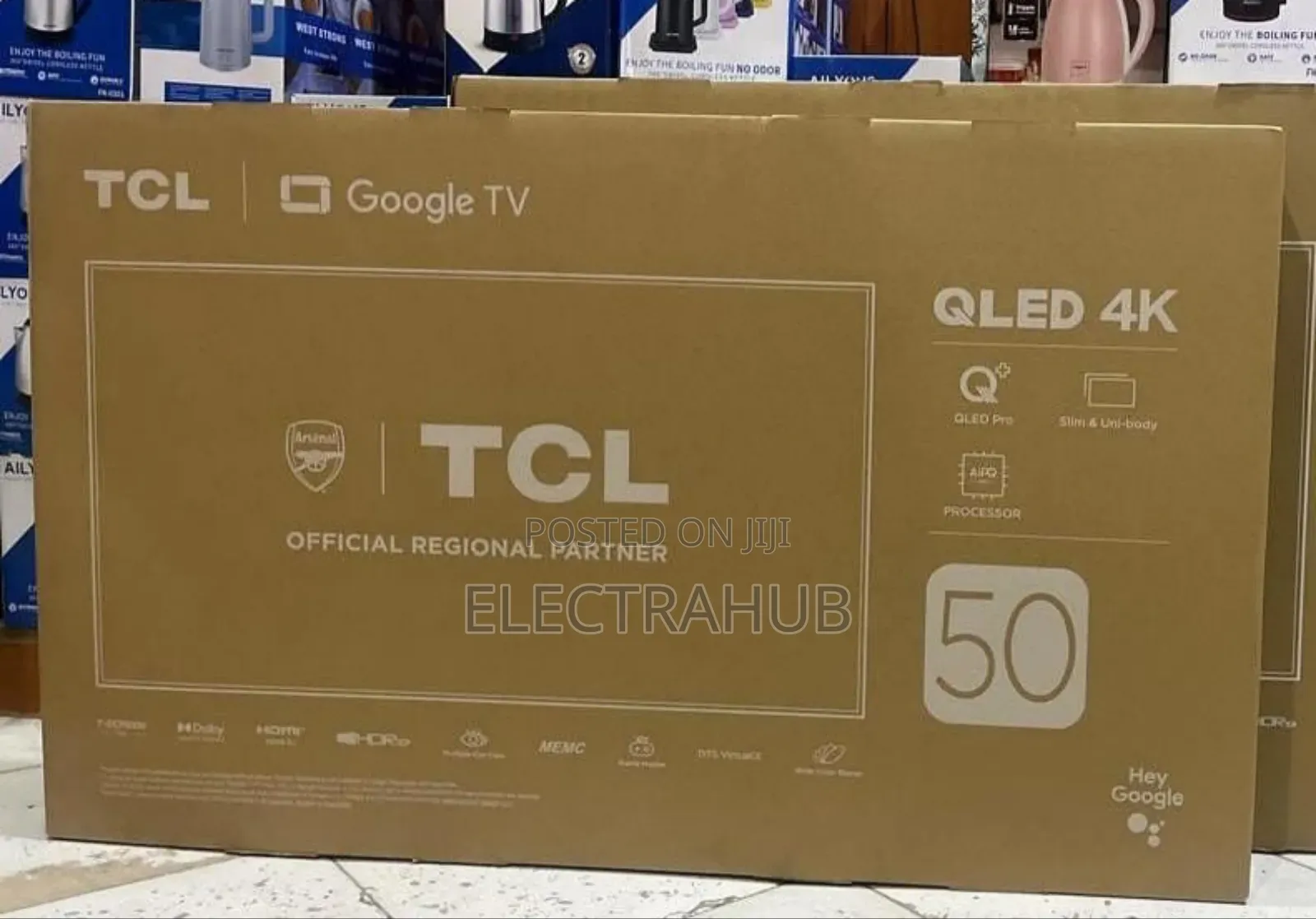 TCL 50′′ C655 (New 2024) Qled Pro Smart Google Tv