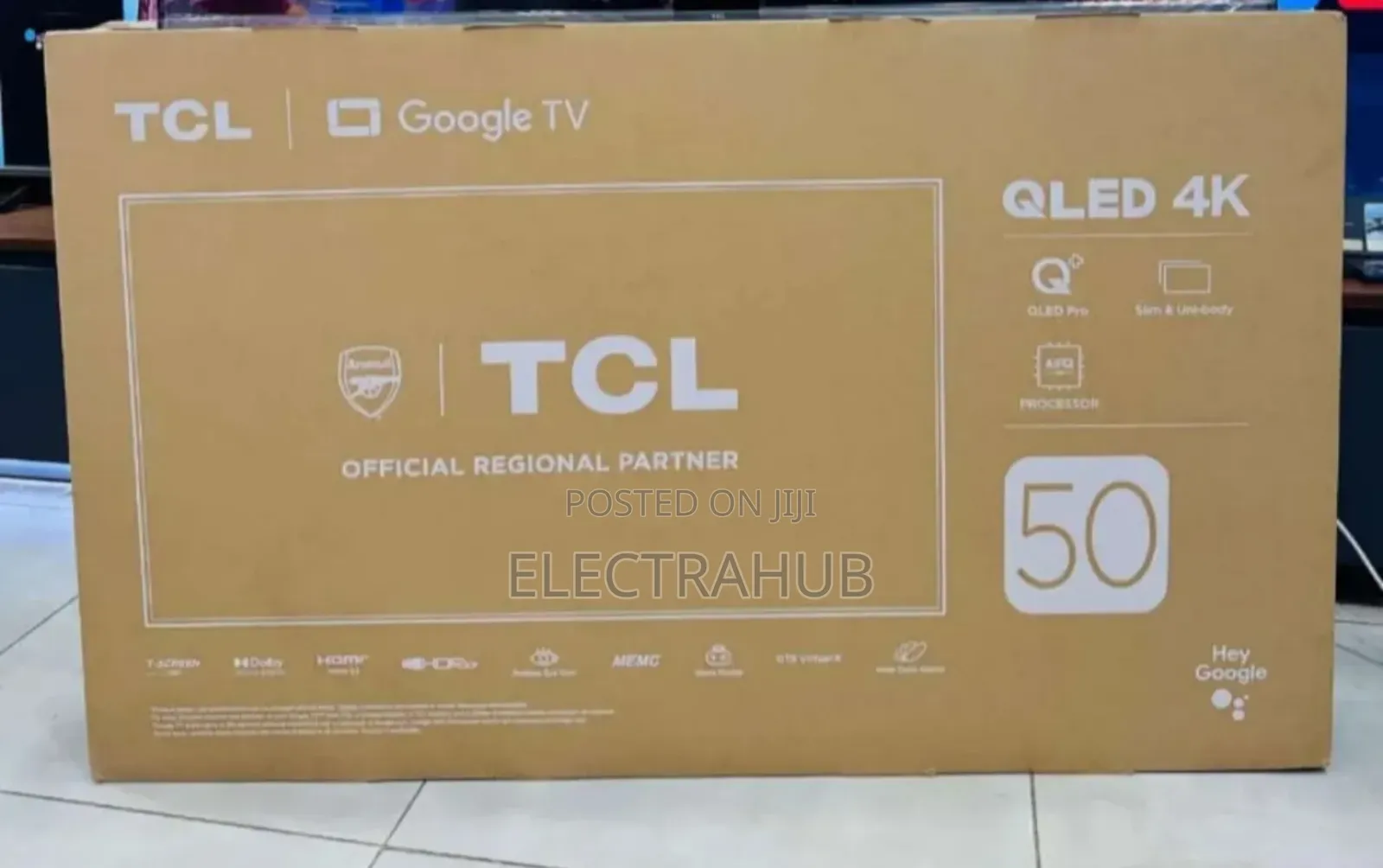 TCL 50′′ C655 (New 2024) Qled Pro Smart Google Tv