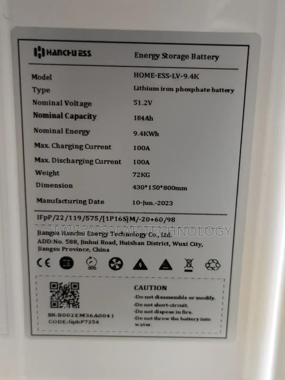 200ah 48v Lithium Battery