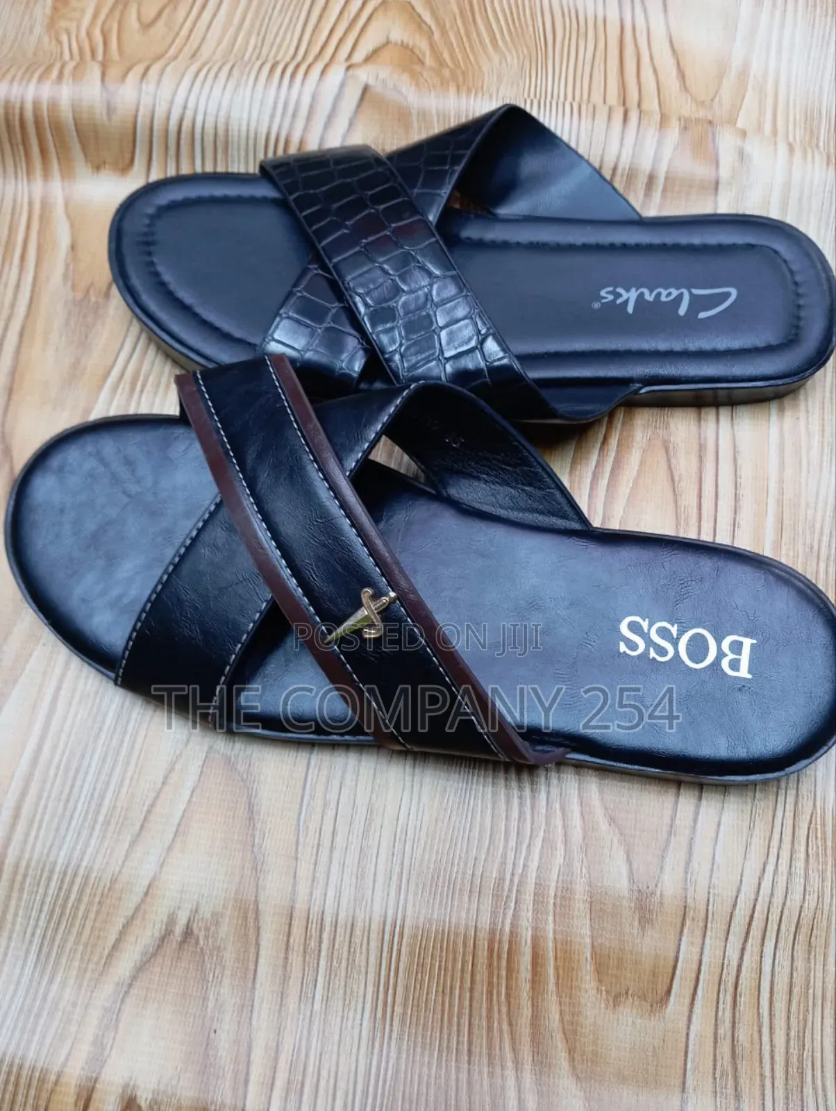 Clarks Hugo Boss Designer Leather Mens Outdoor Sandals