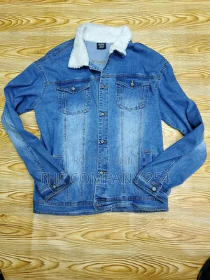 Quality Wool Designer Fleece Warm Unisex Fuzzy Denim Jackets