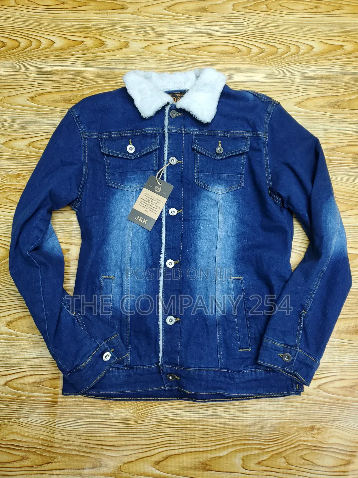 Quality Wool Designer Fleece Warm Unisex Fuzzy Denim Jackets