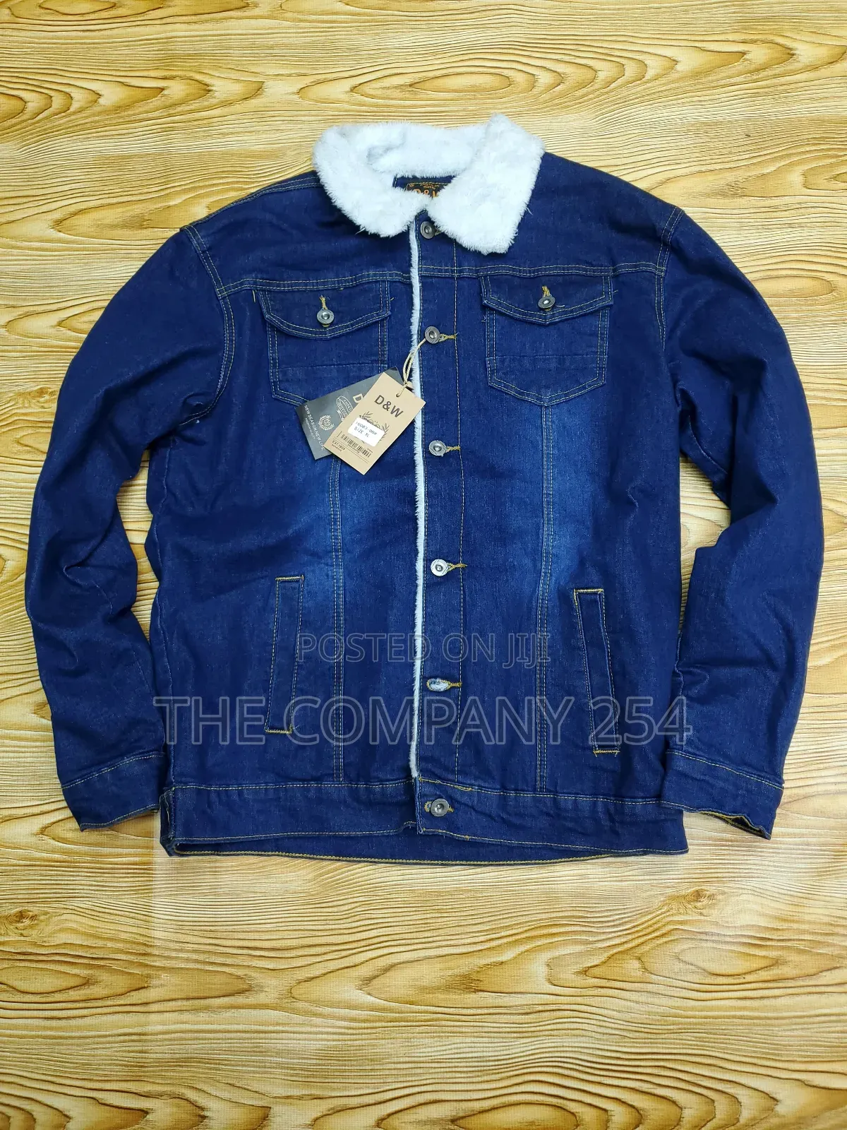 Quality Wool Designer Fleece Warm Unisex Fuzzy Denim Jackets