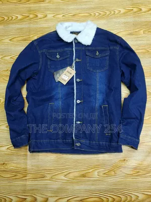 Quality Wool Designer Fleece Warm Unisex Fuzzy Denim Jackets