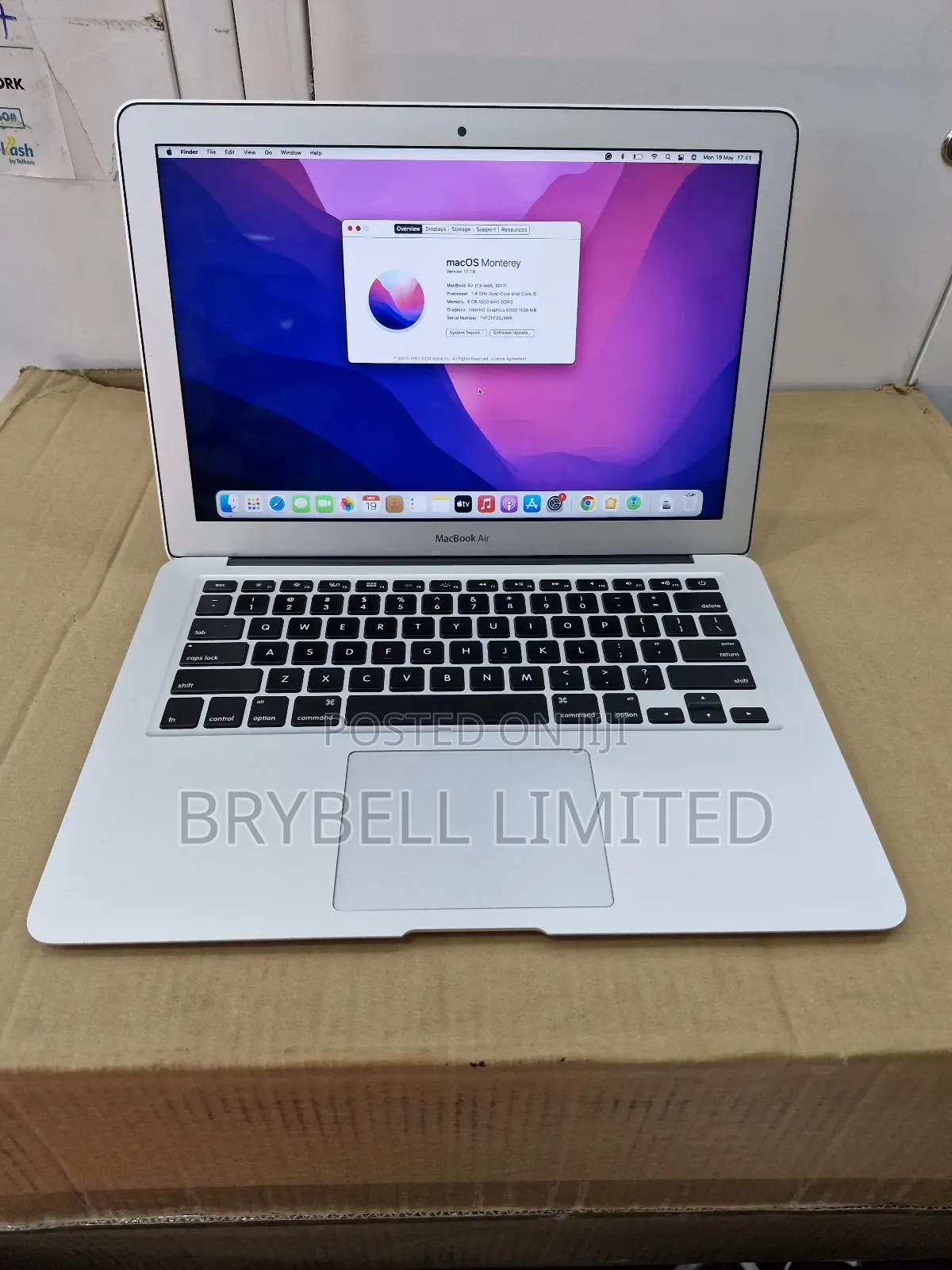 Laptop Apple MacBook Air 2017 8GB Intel Core I5 SSD 128GB