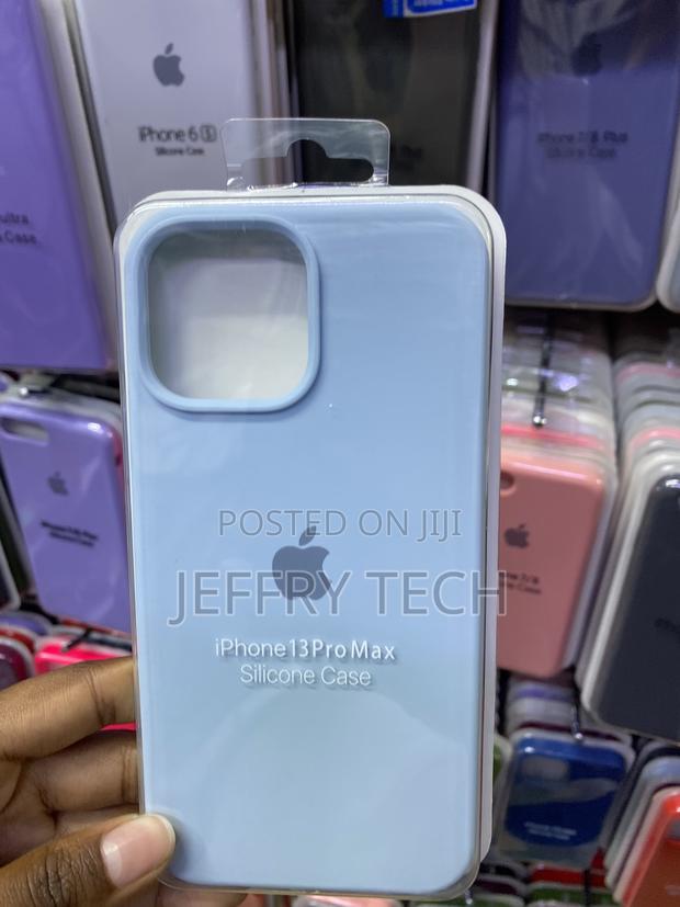 Chalk iPhone 13 Pro Max Liquid Silicone Case-Sky Blue - main view