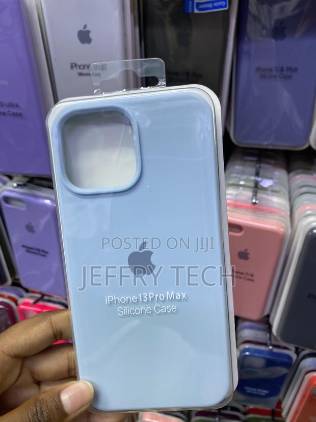 Chalk iPhone 13 Pro Max Liquid Silicone Case-Sky Blue - thumbnail 2