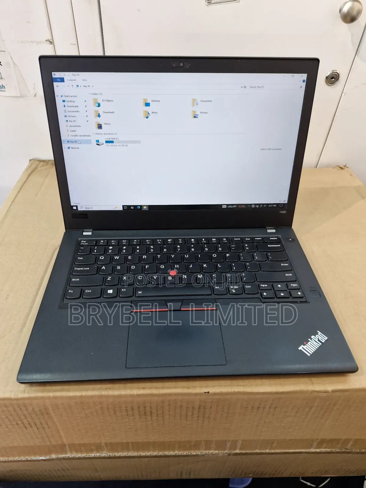 Laptop Lenovo ThinkPad T480 16GB Intel Core i7 SSD 256GB