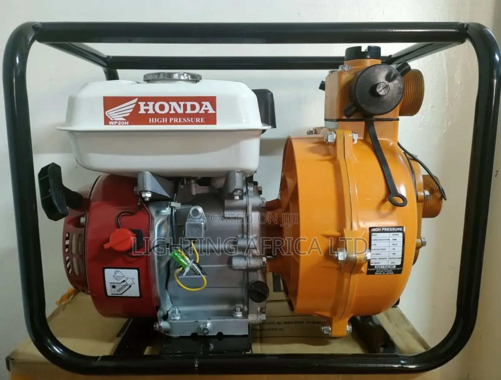 2" Honda High Pressure Petrol Engine Commercial 3 Outlet Water Pump.