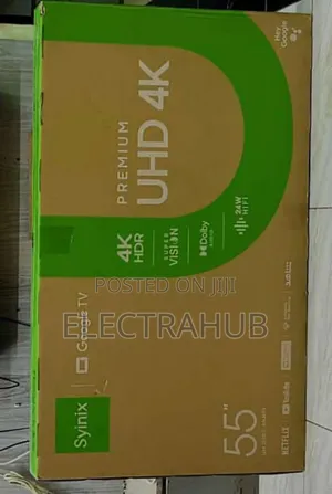 Syinix 55" Uhd4k Google Tv Brand New Sealed