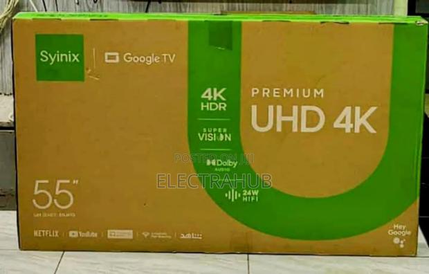 Syinix 55" Uhd4k Google Tv Brand New Sealed