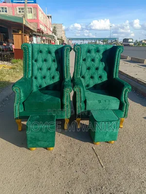 2 Pedicure Seats Plus Poufs , , ,