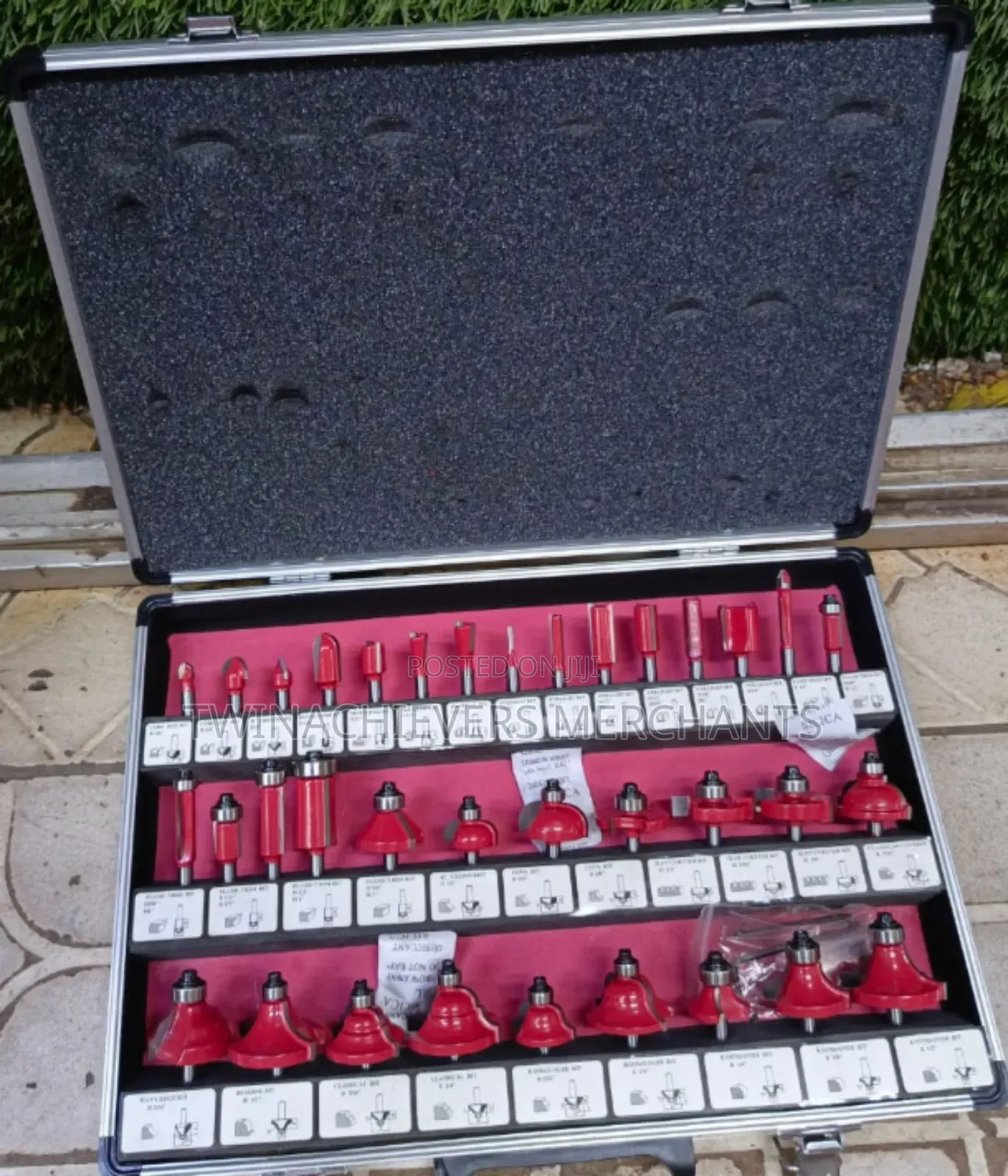 35pcs 8mm Router Bit Set