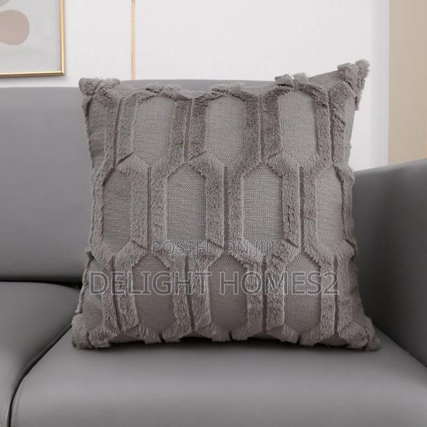 Soft Solid Fluffy Cushion Cover - main view