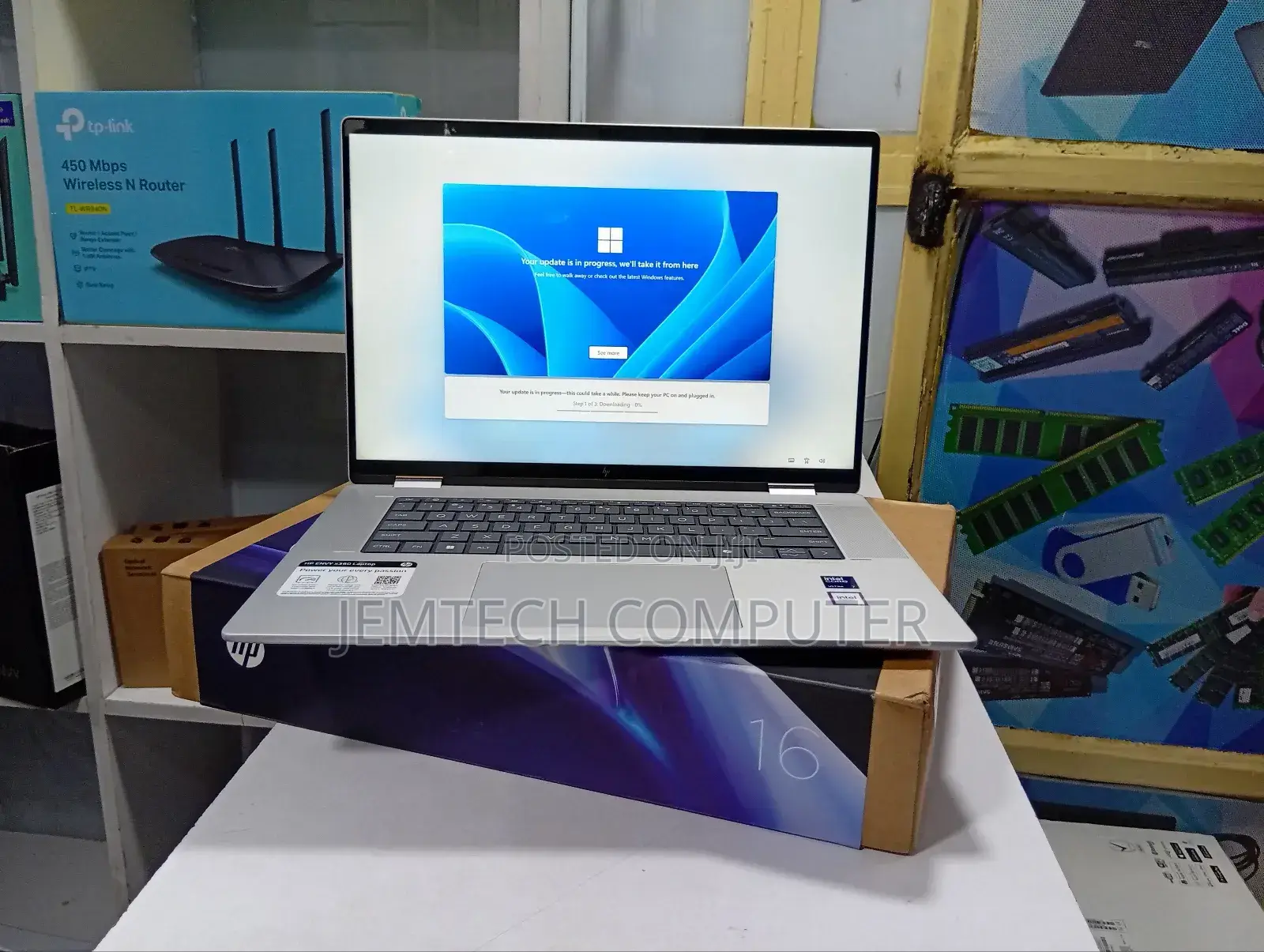 New Laptop HP Envy 16 Gaming 16-H1023dx 16GB Intel Core I7 SSD 1T