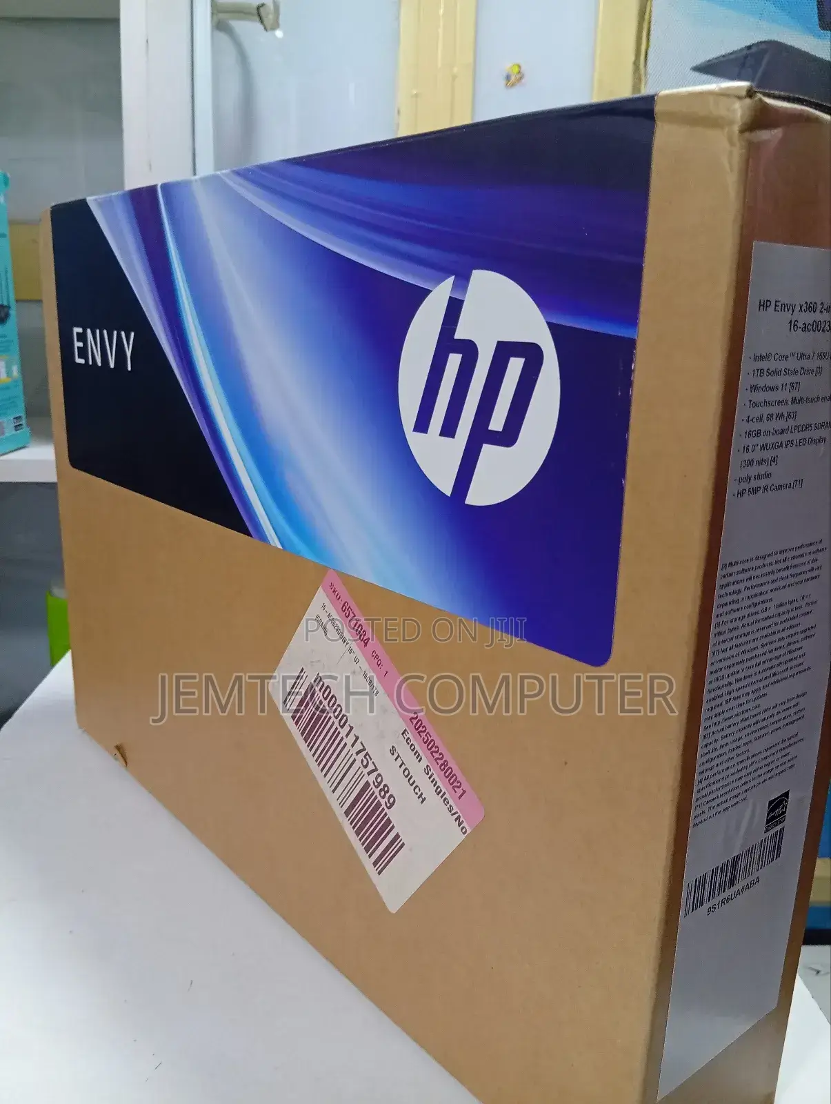 New Laptop HP Envy 16 Gaming 16-H1023dx 16GB Intel Core I7 SSD 1T