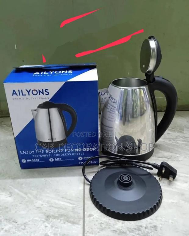 2litres Electric Cordless Stainless Steel Jug