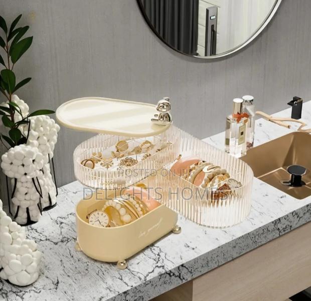 Rotating Jewellery/Cosmetics Storage Box - thumbnail 3