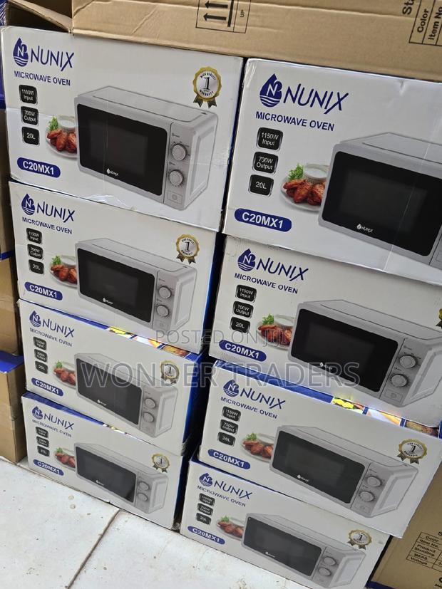 Nunix 20 Litres Manual Setting Microwave Oven.