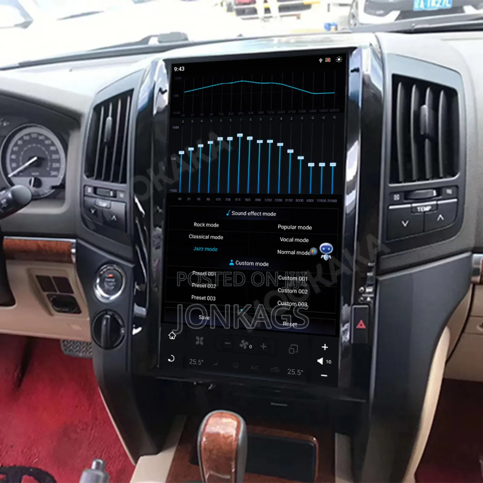 16.1 Inches Android Tesla for Landcruiser V8 200, 2008-2015
