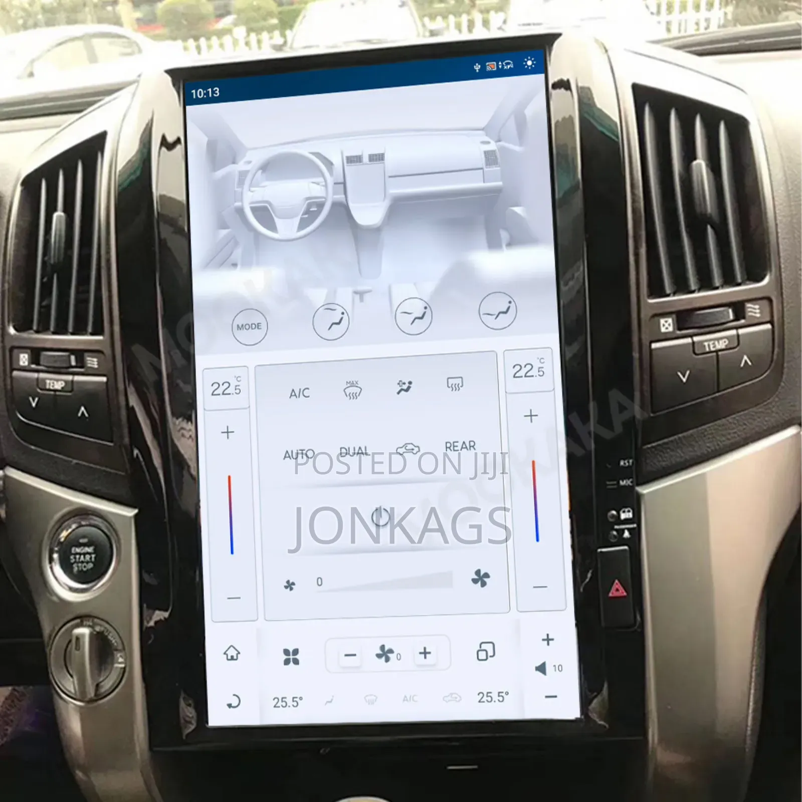 16.1 Inches Android Tesla for Landcruiser V8 200, 2008-2015