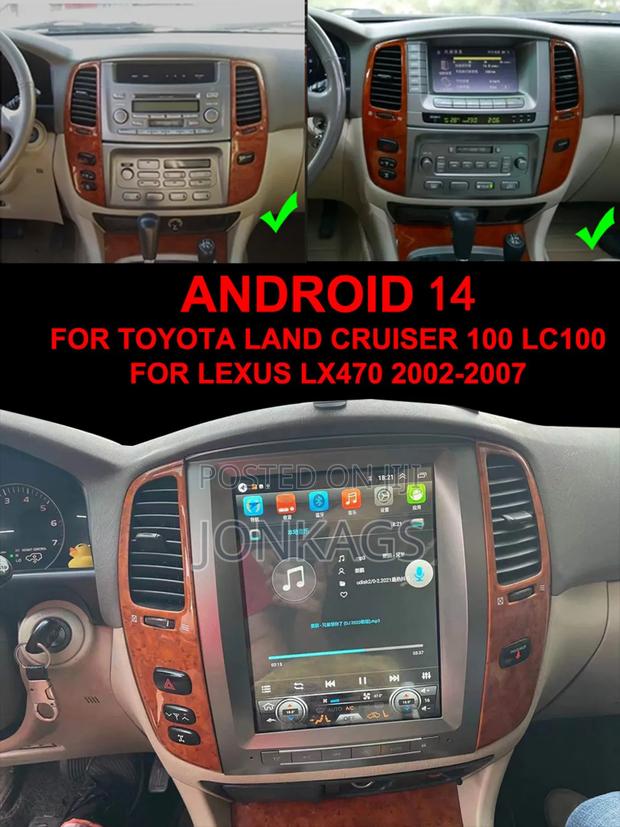 Android Tesla for Landcruiser 100 2003-2007 Lexus 470 2004/6 - thumbnail 2