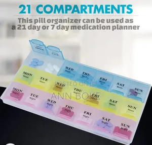 *21 Grid Medicine Organizer/ Perfect Medi-Planner .