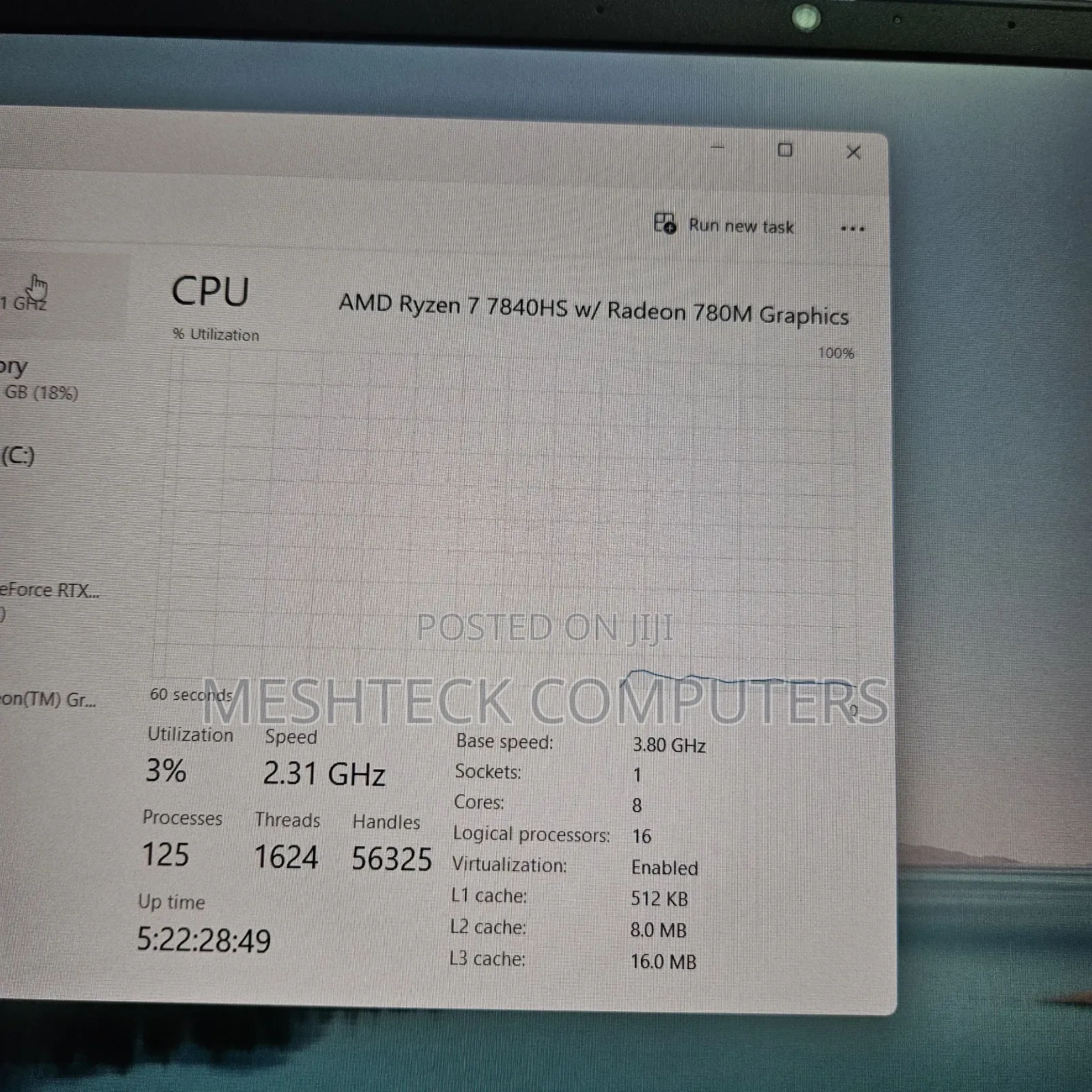 Laptop HP Victus 16 16GB AMD Ryzen 7 SSD 512GB