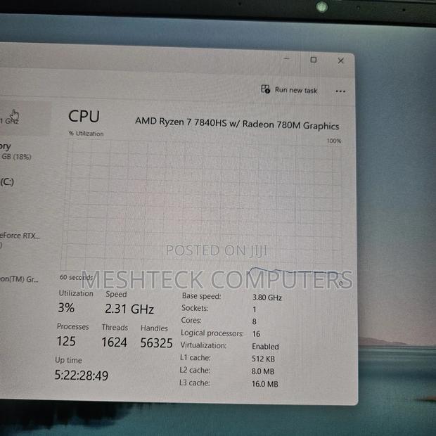 Laptop HP Victus 16 16GB AMD Ryzen 7 SSD 512GB - thumbnail 2