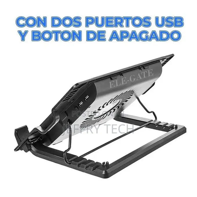 10-17 Inch Laptop Cooler, 5x, Height Adjustable,
