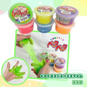 Containers Of "5d Crystal Color Slime," 500g