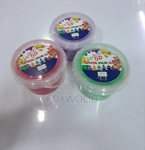 Containers Of "5d Crystal Color Slime," 500g