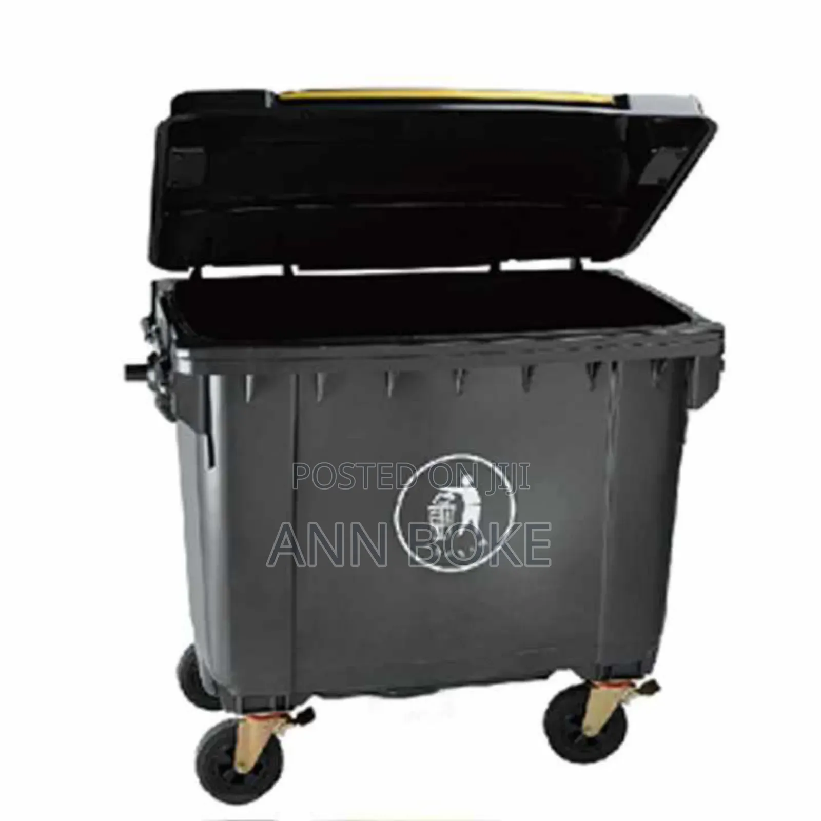 *Tt Super Large Size Dustbin With Wheels Available in Green
