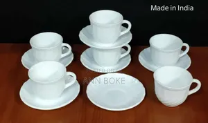 *220 Ml Glass Cup Saucer Set at KSH 2500/- Per Set of 6*