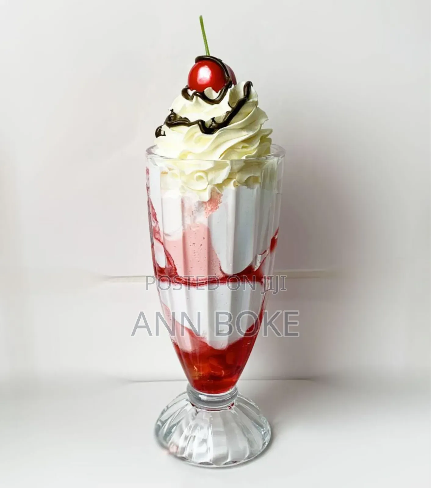 *Vintage Retro Style Milkshake Sundae Glass at KSH 1700