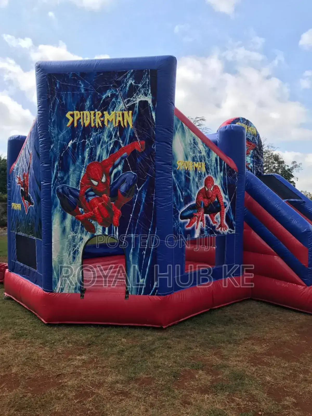 Spiderman Theme Bouncing Castle