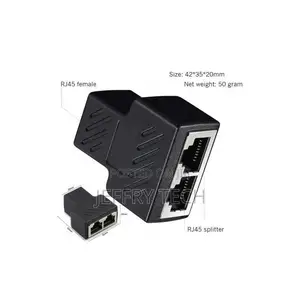 Rj45 Female to 2 Female Splitter, 8p8c Adapter