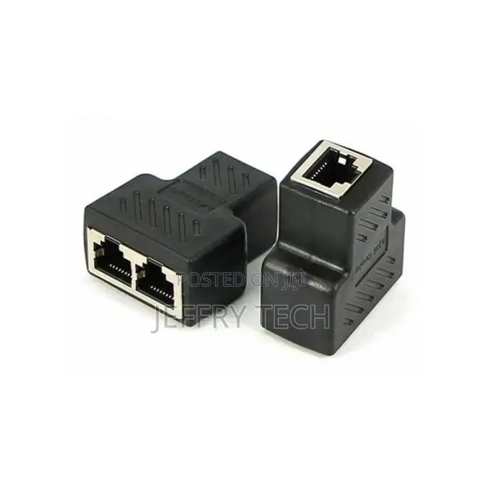 Rj45 Female to 2 Female Splitter, 8p8c Adapter