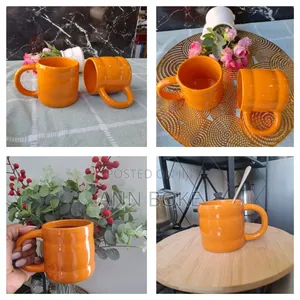 *350 Ml Mango Chubby Ceramic Cups at KSH 1600