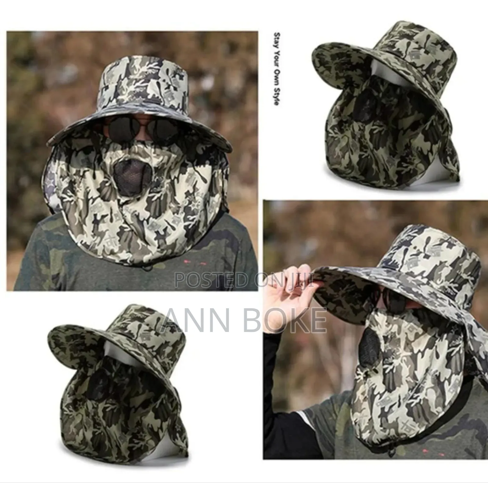 Casual Camouflage Sport Bucket Boonie Hat.
